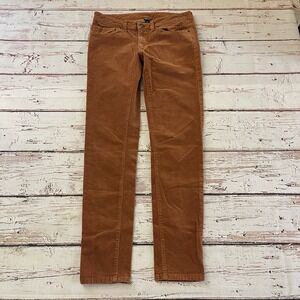 Patagonia Pants Womens‎ 29 Orange Brown Corduroy Slim Organic Cotton Inseam 31"